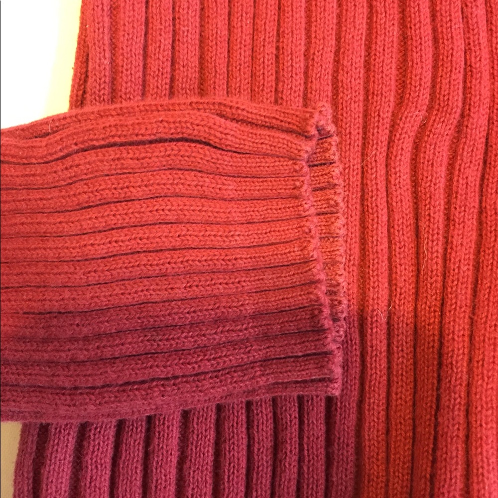 Vintage Express Red Ribbed Cardigan Size Large - Picture 4 of 7